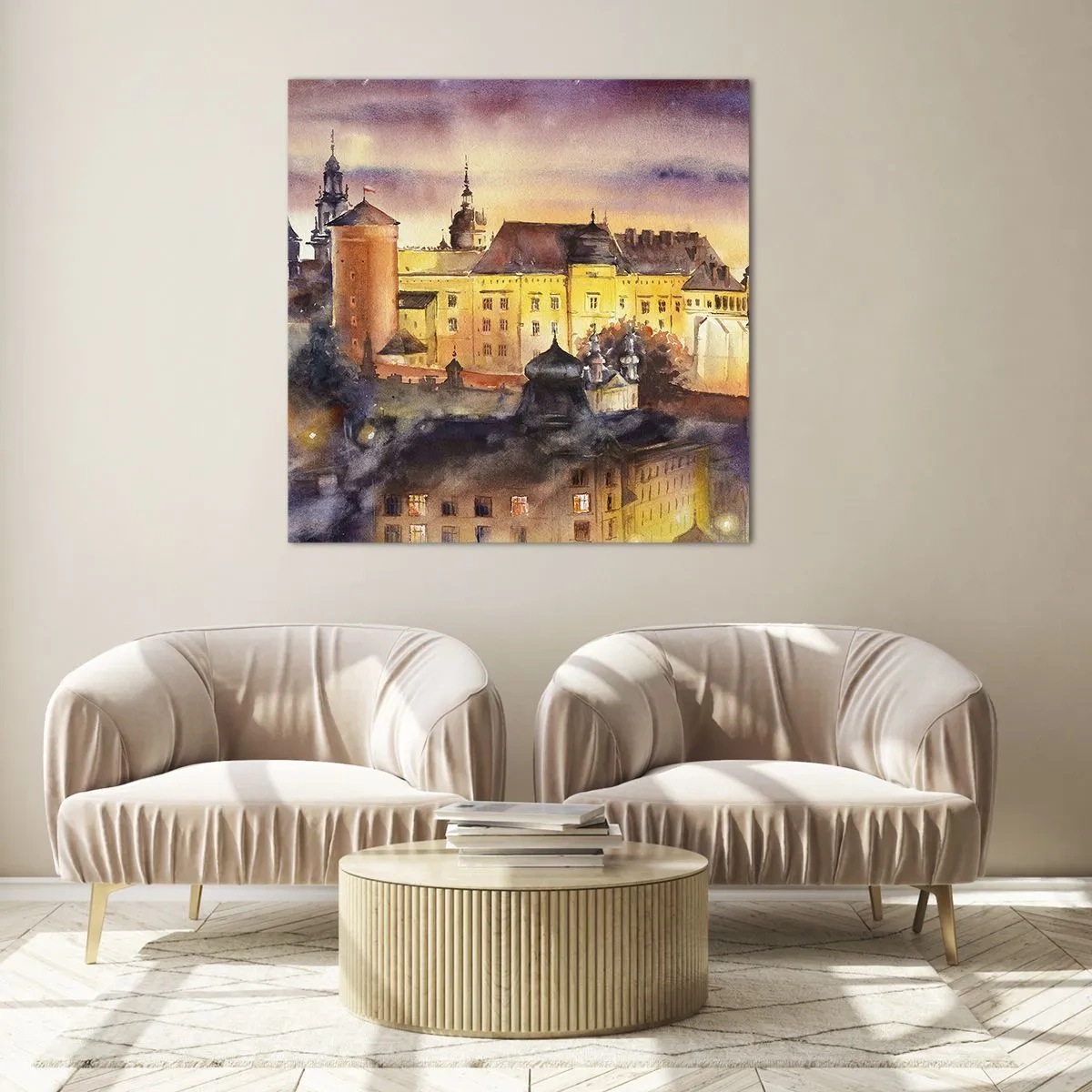 Obraz na szkle - Historia i baśń - 50x50 cm