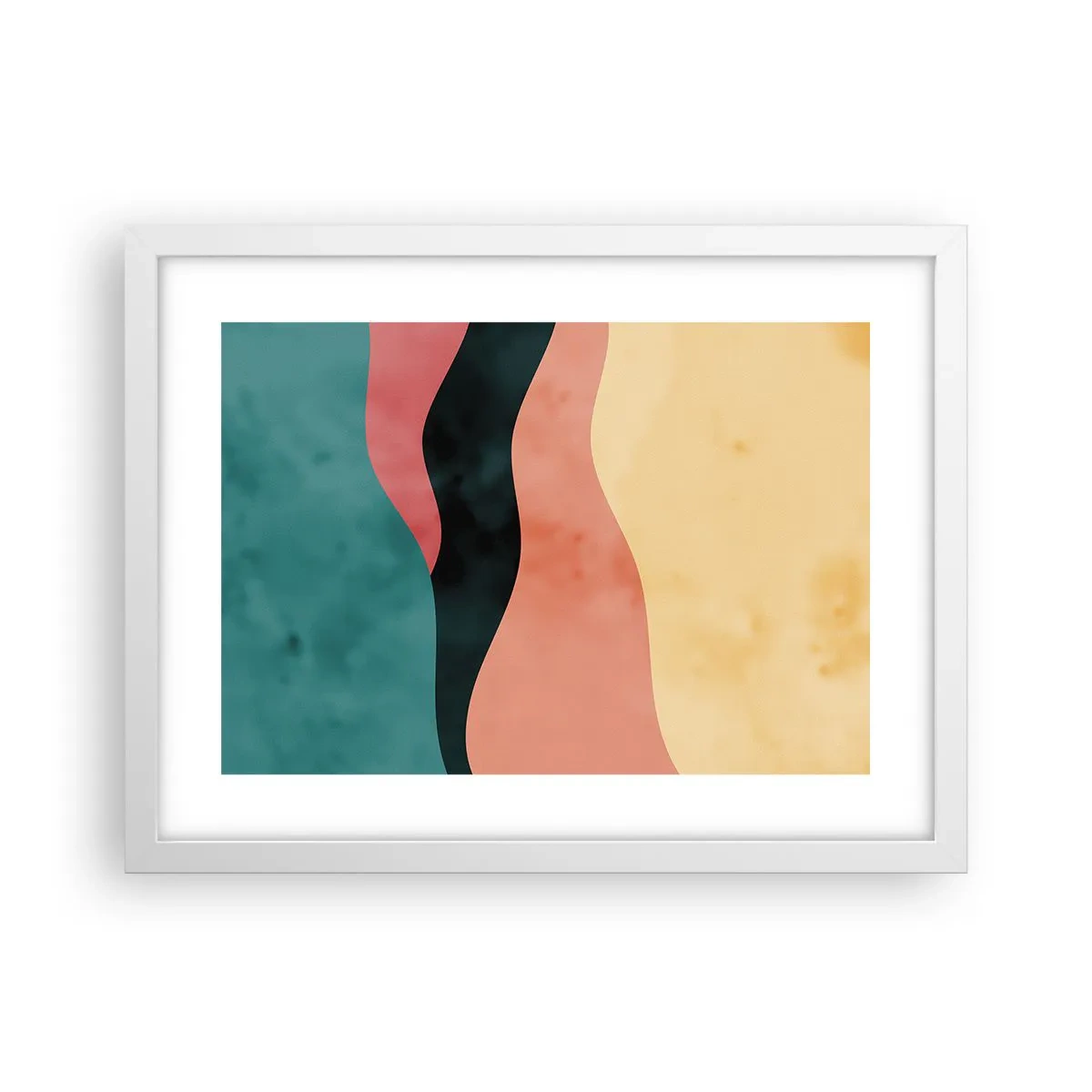 Plakat w białej ramie - Zgodna niezgodność - 40x30 cm