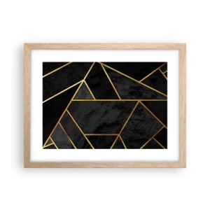 Plakat w ramie jasny dąb - Mrok i blask - 40x30 cm