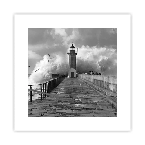 Plakat - Nieustraszona - 30x30 cm