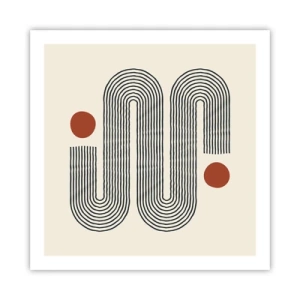 Plakat - Od początku do końca - 60x60 cm