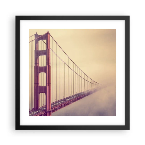 Plakat w czarnej ramie - Między niebem a ziemią - 40x40 cm