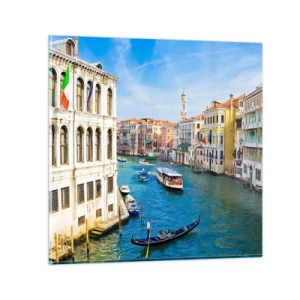 Obraz na szkle - Ruch uliczny jedyny na świecie - 60x60 cm