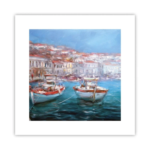 Plakat - Włoska zatoka - 30x30 cm