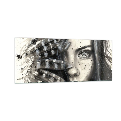 Obraz na szkle - Dzika piękność - 100x40 cm