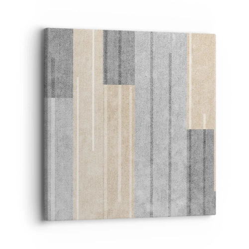 Obraz na płótnie - Kompozycja: trzymać pion - 30x30 cm