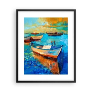 Plakat w czarnej ramie - W południowej zatoce - 40x50 cm