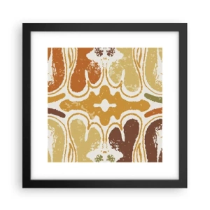 Plakat w czarnej ramie - Abstrakcja sentymentalna - 30x30 cm