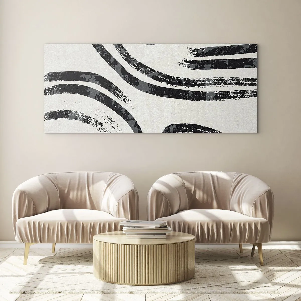 Obraz na szkle - W pół zatrzymany - 100x40 cm
