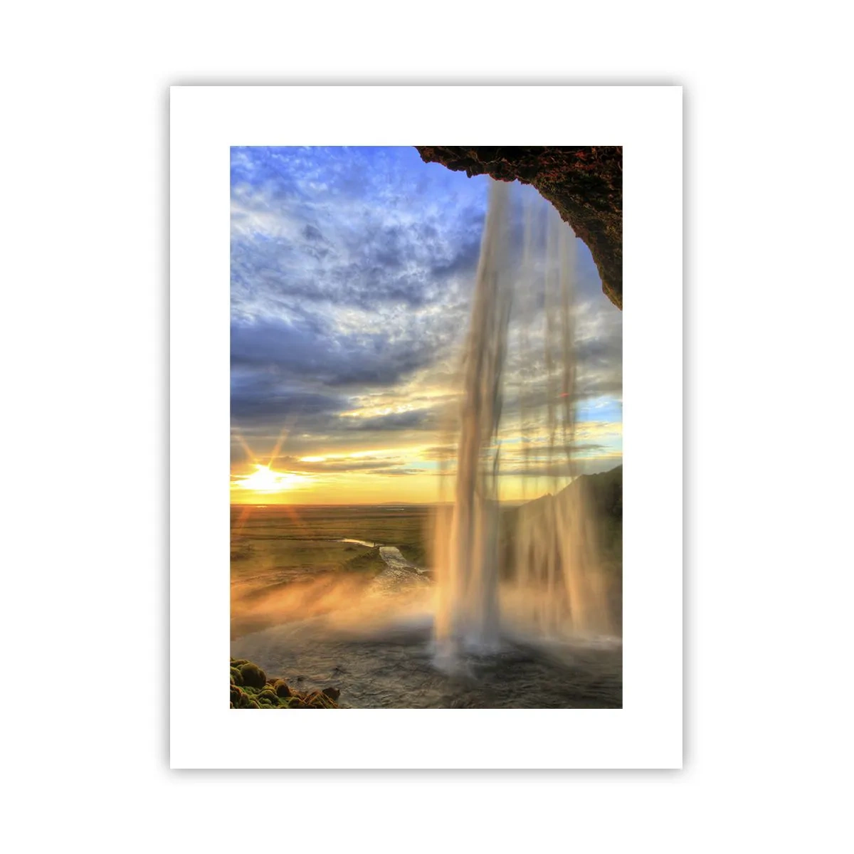 Plakat - Świat za zasłoną kropel - 30x40 cm