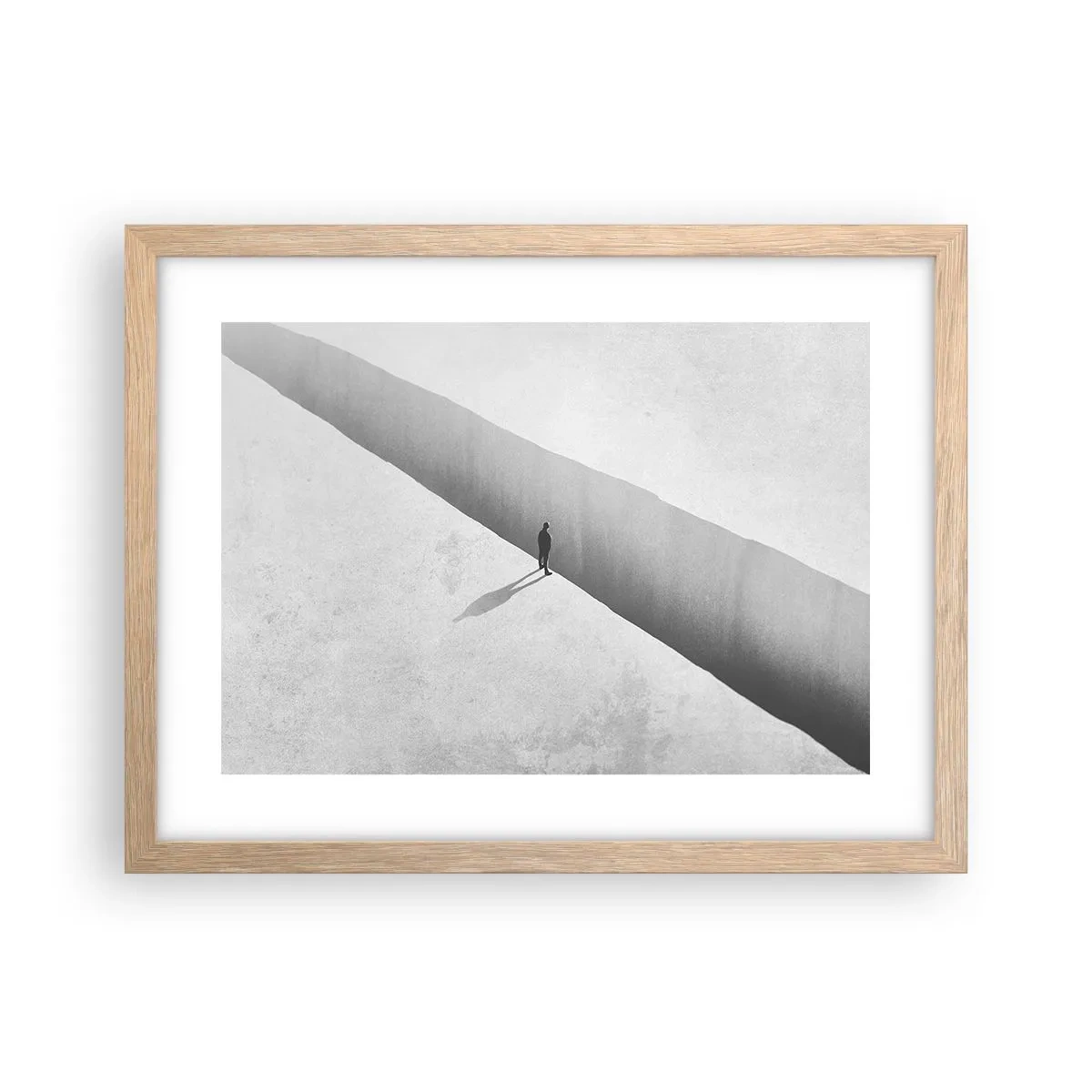 Plakat w ramie jasny dąb - Jasny cel - 40x30 cm