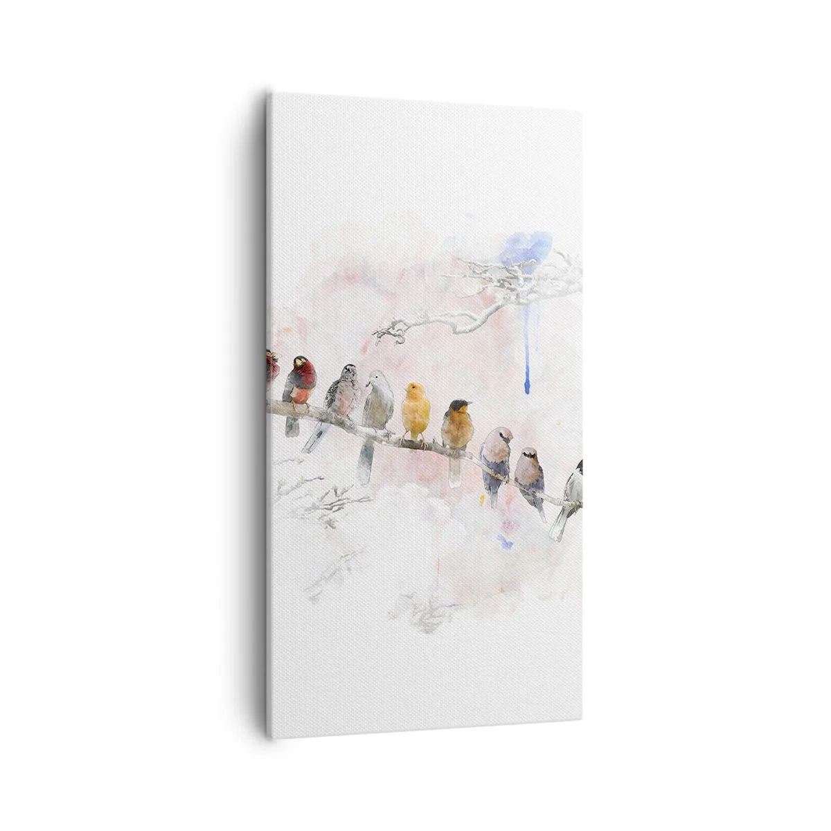 Obraz na płótnie - Skrzydlate spotkanie - 55x100 cm