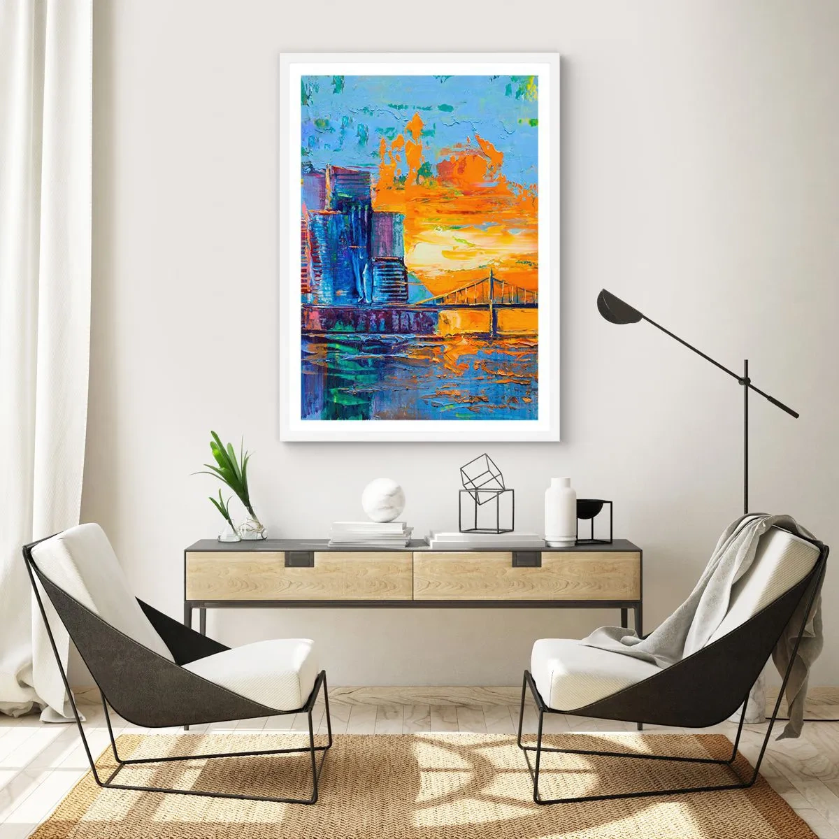 Plakat w białej ramie - Kultura i natura - 40x50 cm