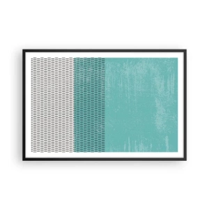 Plakat w czarnej ramie - Kompozycja zrównoważona - 91x61 cm