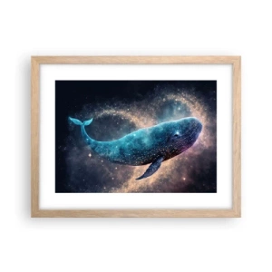 Plakat w ramie jasny dąb - Jest taki świat… - 40x30 cm
