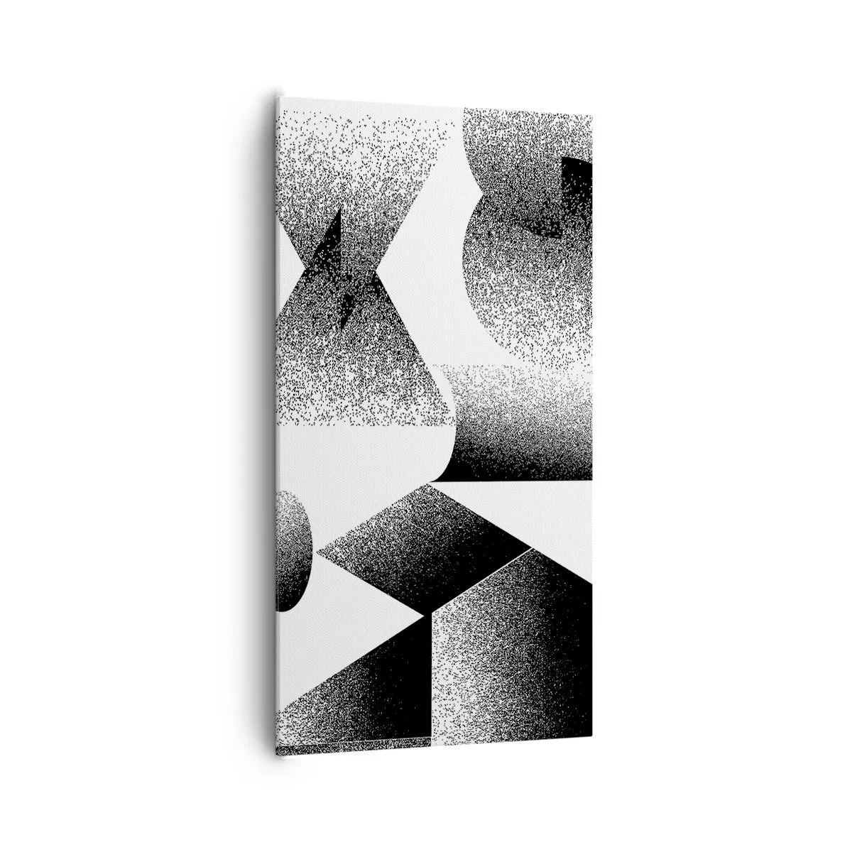 Obraz na płótnie - Kąty i owale - 65x120 cm