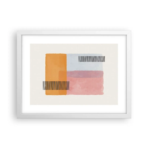 Plakat w białej ramie - Z kąta w kąt - 40x30 cm