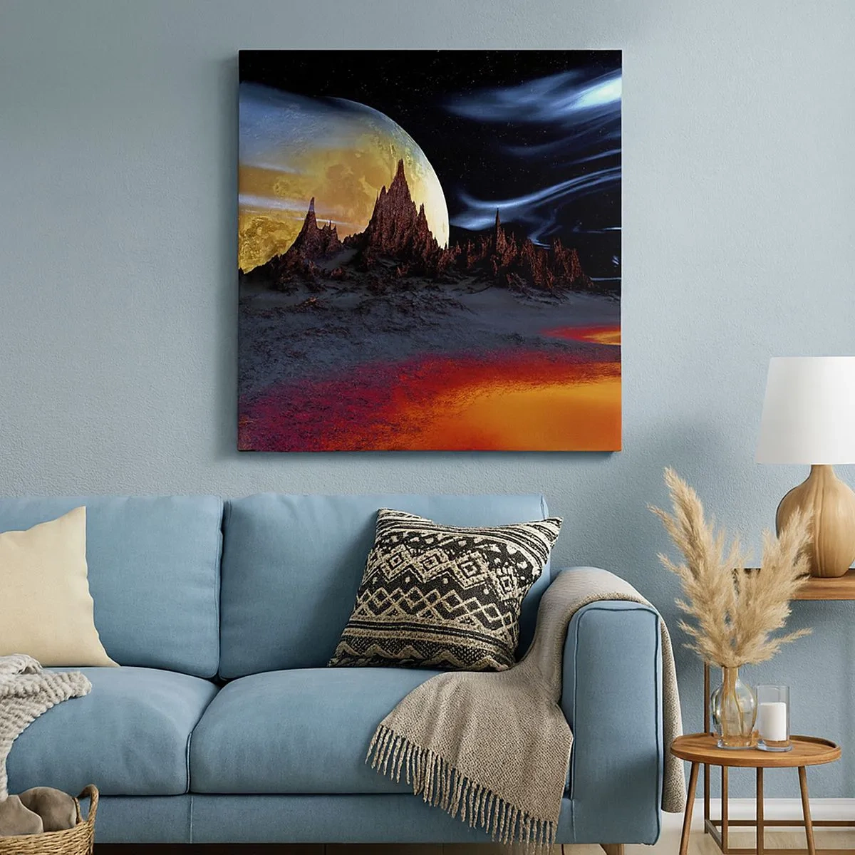 Obraz na płótnie - Nieznany świat - 30x30 cm