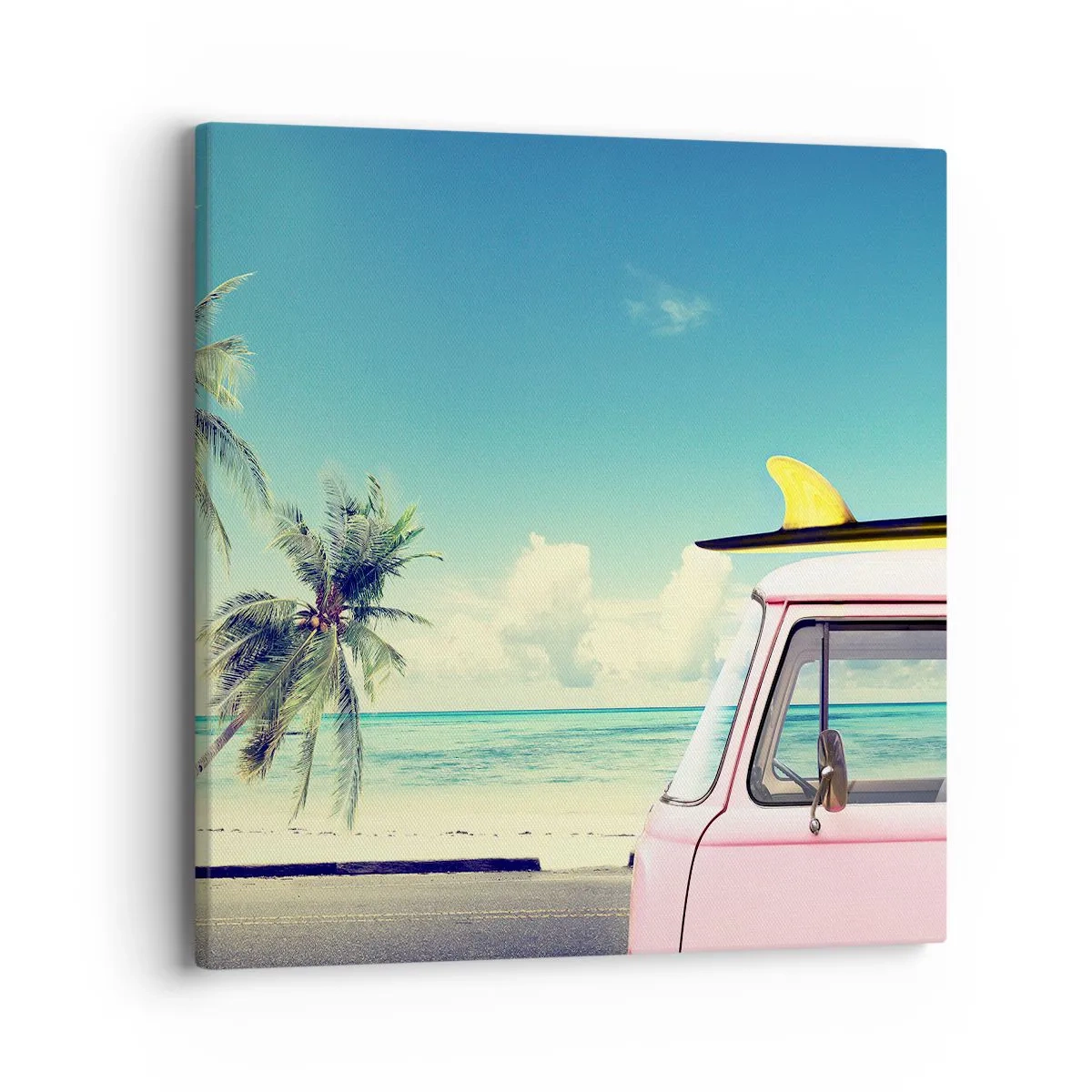 Obraz na płótnie - Wakacje czas zacząć - 40x40 cm