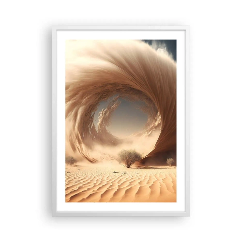 Plakat w białej ramie - Otwarty portal - 50x70 cm
