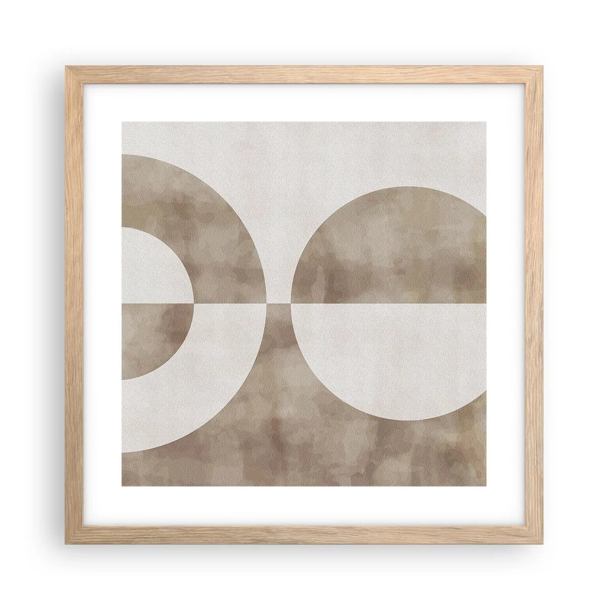Plakat w ramie jasny dąb - Podobieństwa i różnice - 40x40 cm