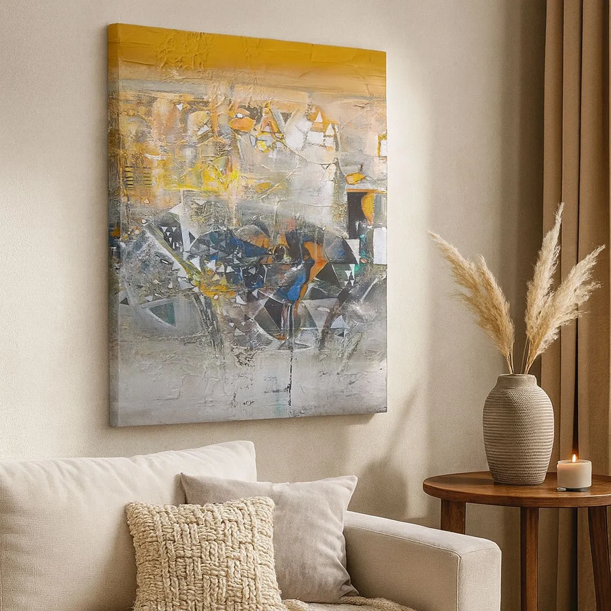 Obraz na płótnie - Wszystko się poukłada - 30x30 cm