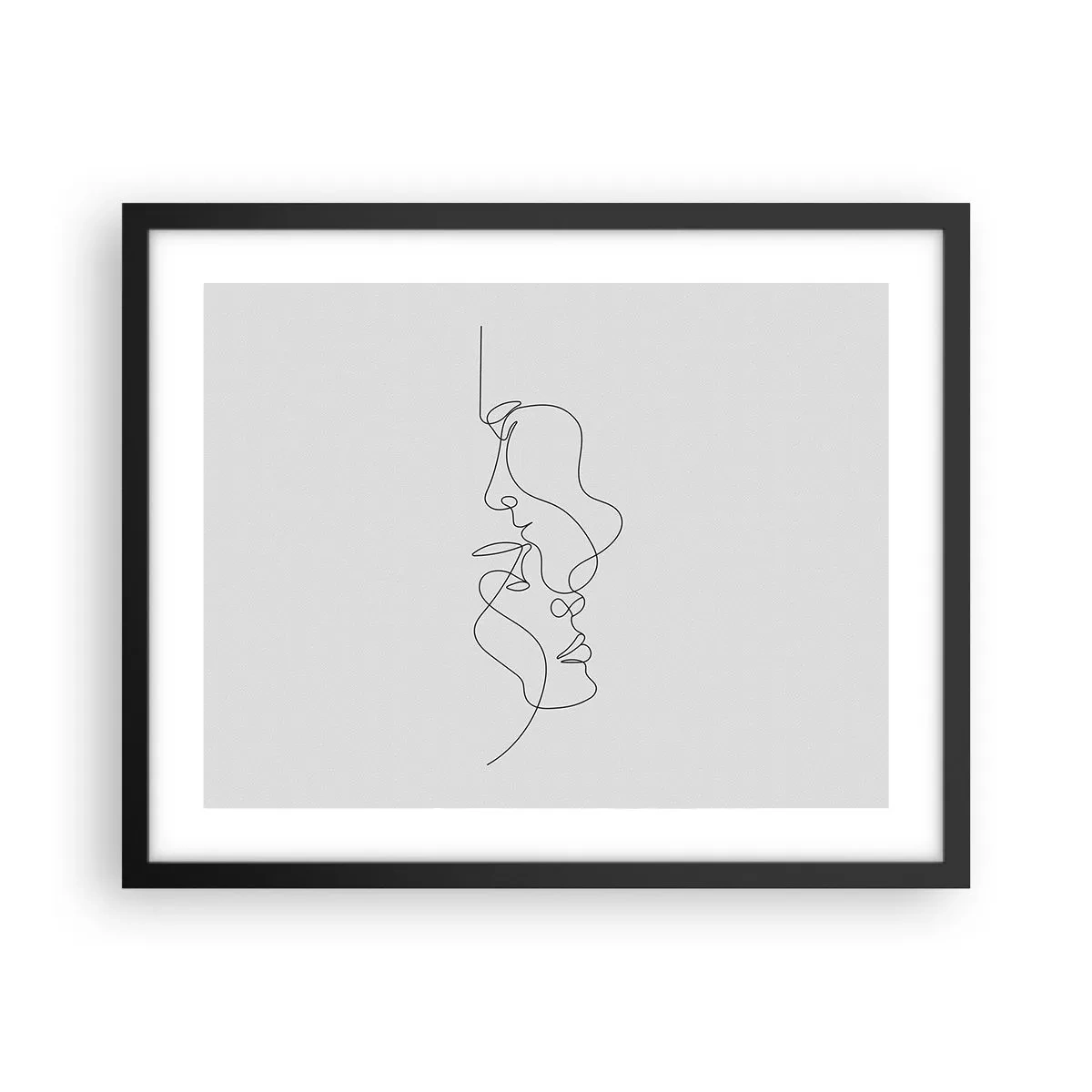 Plakat w czarnej ramie - Żar rzewnych żądz - 50x40 cm