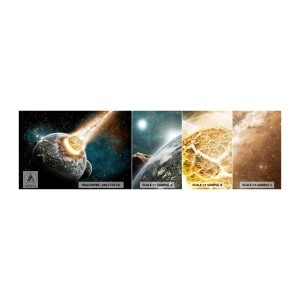 Fototapeta Próbka Standard Eco - Zagłada czy narodziny? - Abstrakcja, Kosmos, Kometa - 100x30 cm