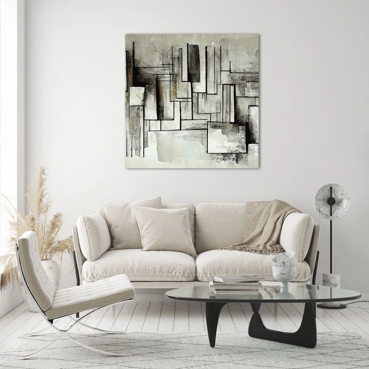 Obraz na szkle - Siła prostoty - 30x30 cm