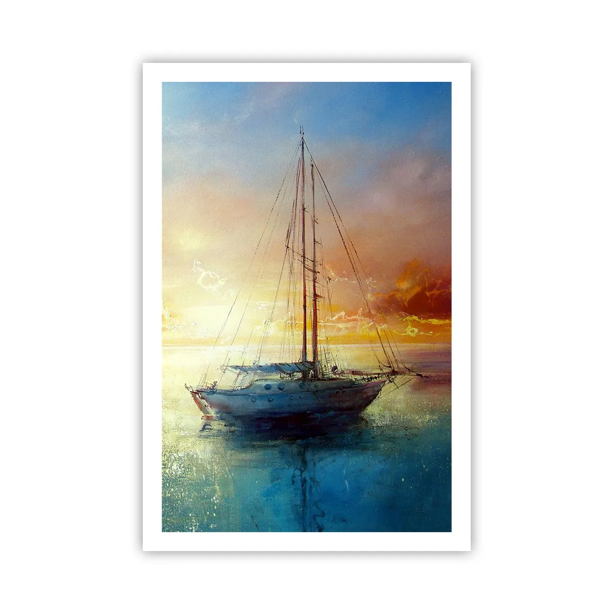Plakat - W złotej zatoce - 61x91 cm