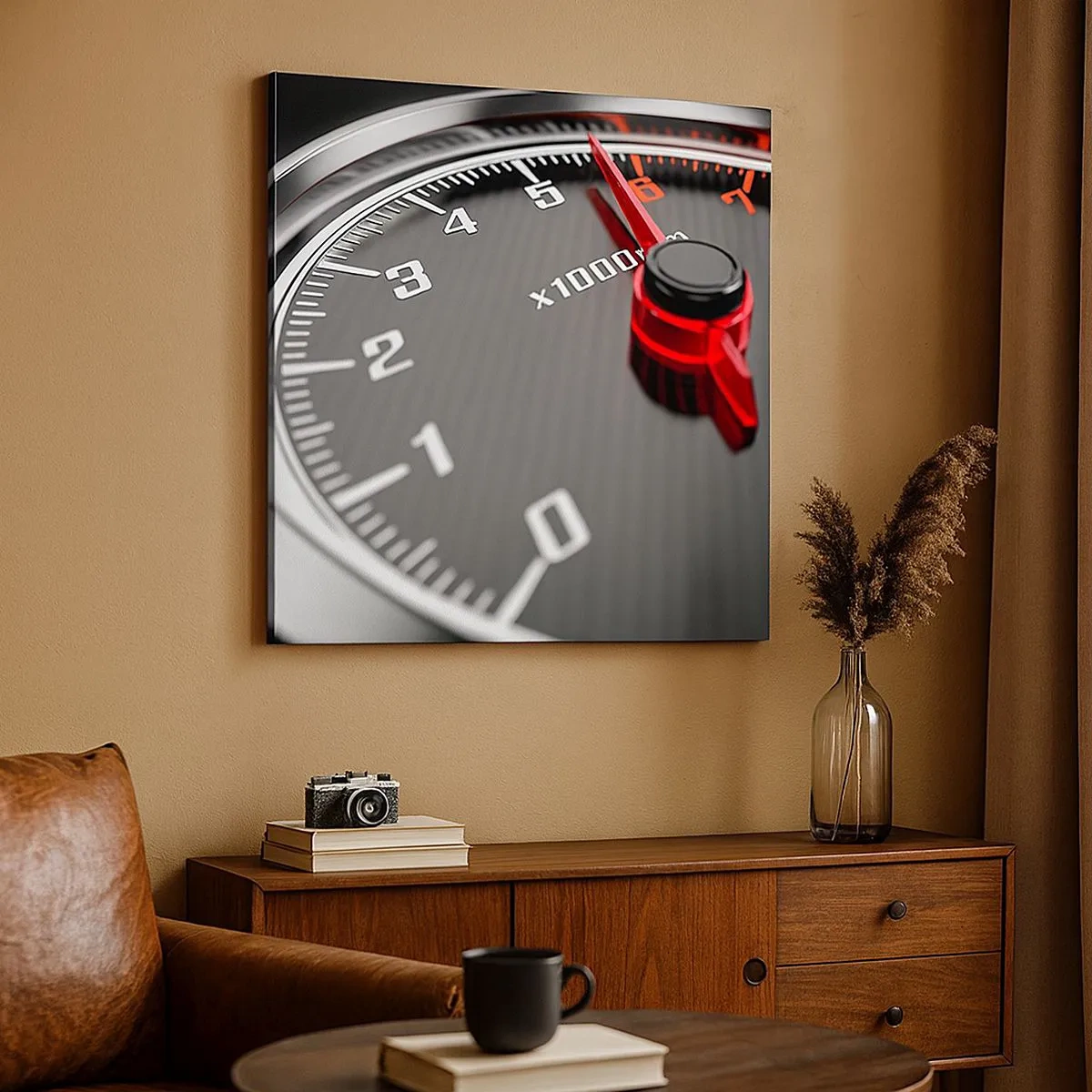 Obraz na płótnie - Gaz do dechy - 30x30 cm