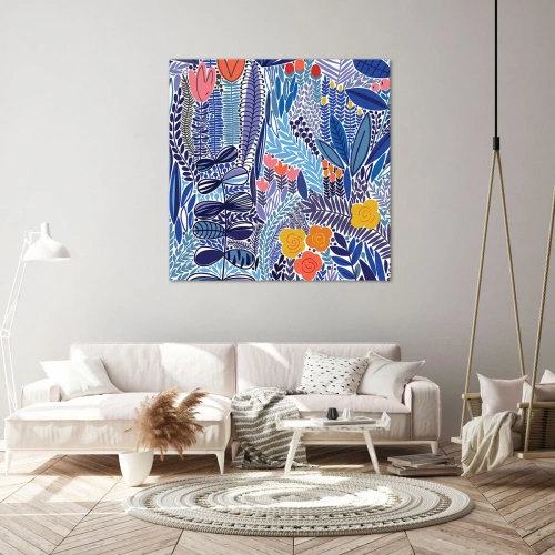 Obraz na płótnie - Hawajski ogród - 50x50 cm