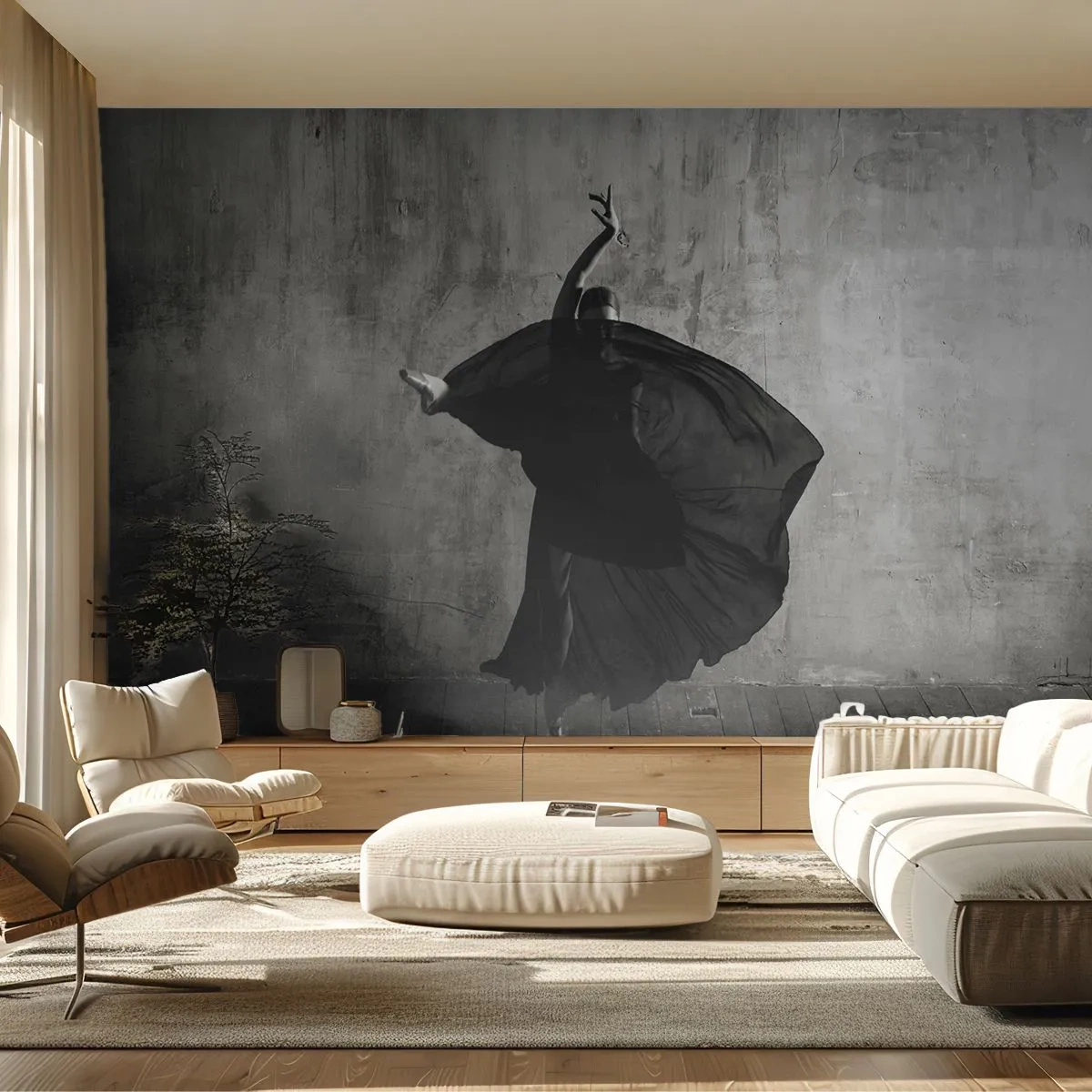 Fototapeta Premium Canvas - Pełne pasji pas - Baletnica, Taniec, Balet - 250x175 cm