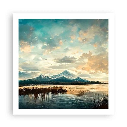 Plakat - Pod opieką nieba - 60x60 cm