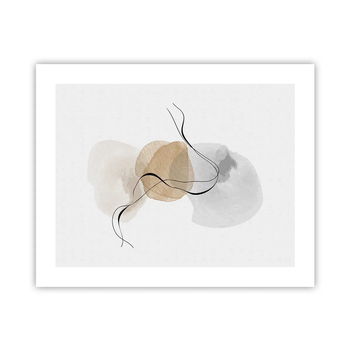 Plakat - Powietrzne paciorki - 50x40 cm