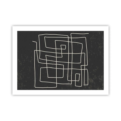 Plakat - Nie taki prosty - 70x50 cm