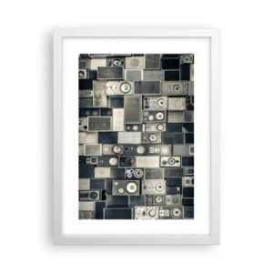 Plakat w białej ramie - I wszystko gra - 30x40 cm