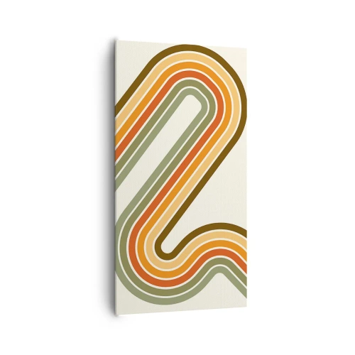 Obraz na płótnie - Zygzakiem do celu - 65x120 cm