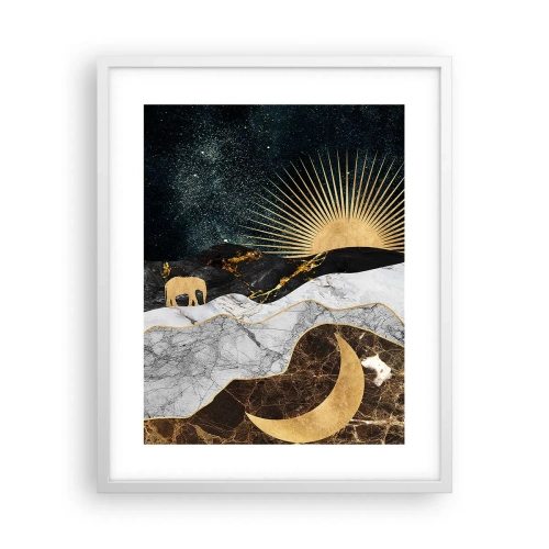 Plakat w białej ramie - Odwieczne prawa - 40x50 cm