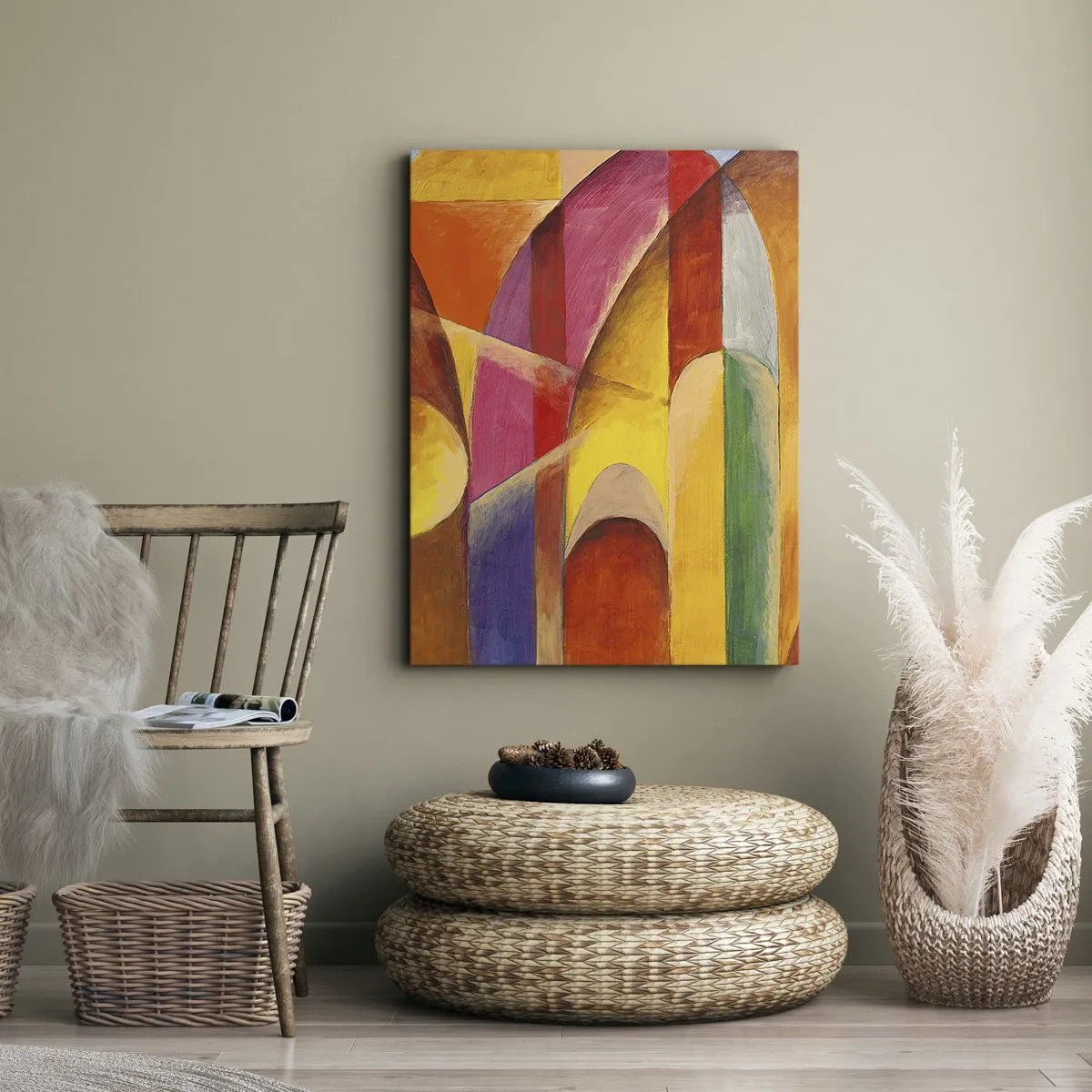 Obraz na płótnie - Katedra słońca - 65x120 cm