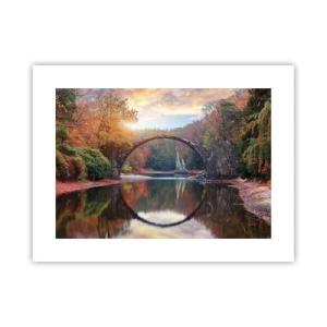 Plakat - Po drugiej stronie lustra - 40x30 cm