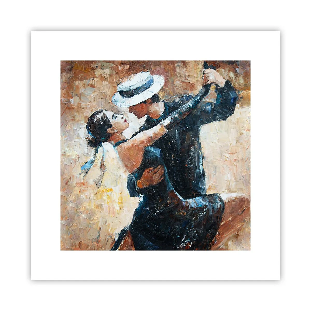 Plakat - A la Rudolf Valentino - 30x30 cm