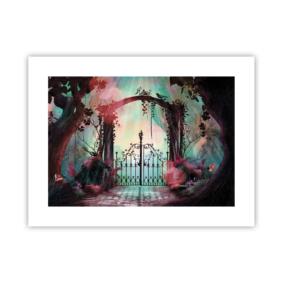 Plakat - Tajemniczy ogród - 40x30 cm