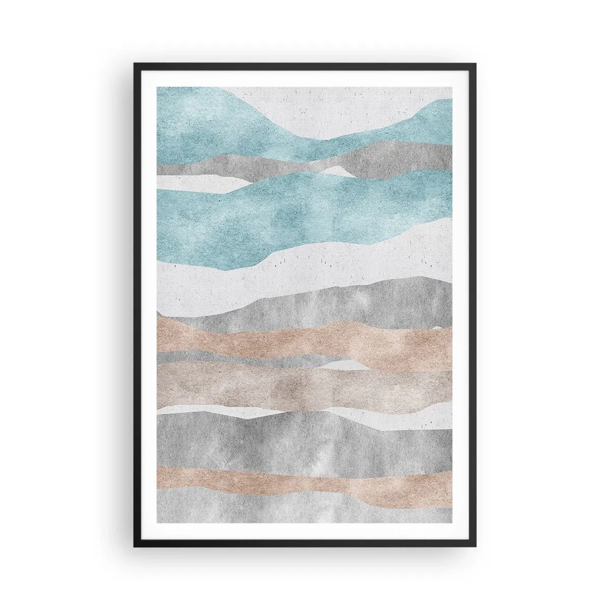 Plakat w czarnej ramie - Studium bliskości - 70x100 cm