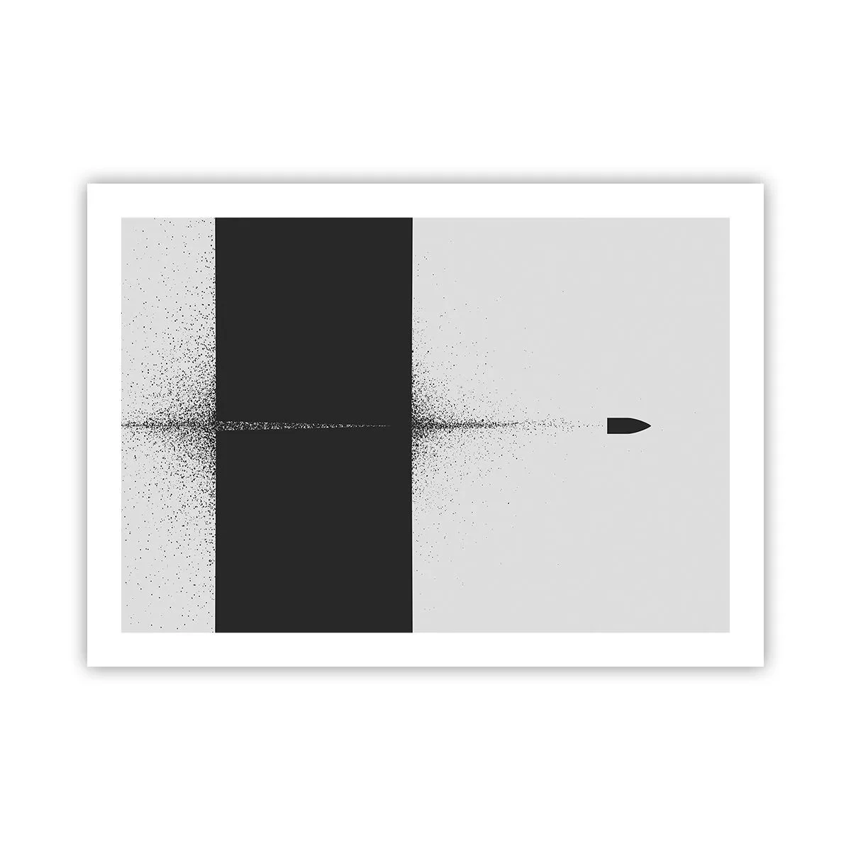 Plakat - Prosto do celu - 70x50 cm