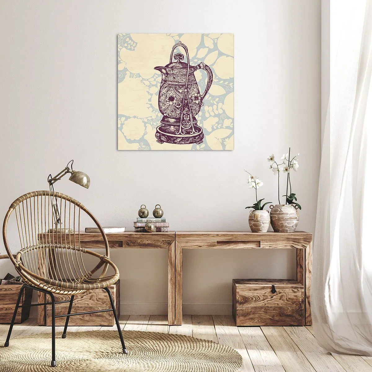 Obraz na płótnie - Uroda codzienności - 70x70 cm