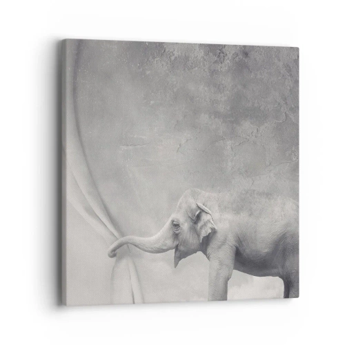 Obraz na płótnie - Odsłonić tajemnicę - 40x40 cm