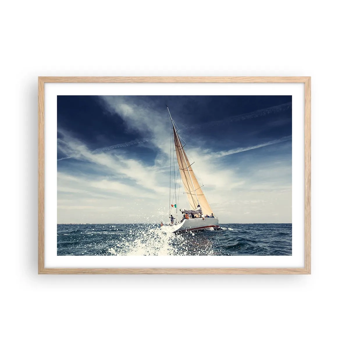 Plakat w ramie jasny dąb - Nas nie dogonią! - 70x50 cm