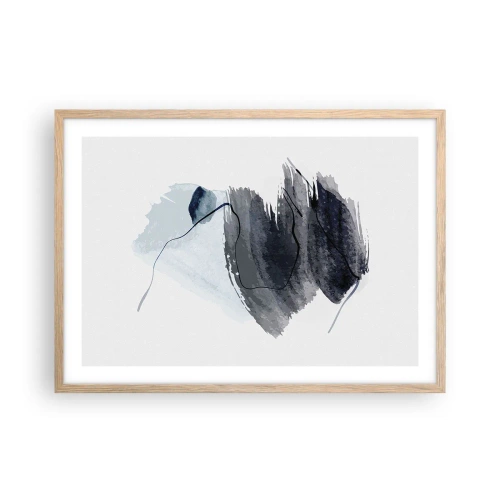 Plakat w ramie jasny dąb - Intensywność i ruch - 70x50 cm