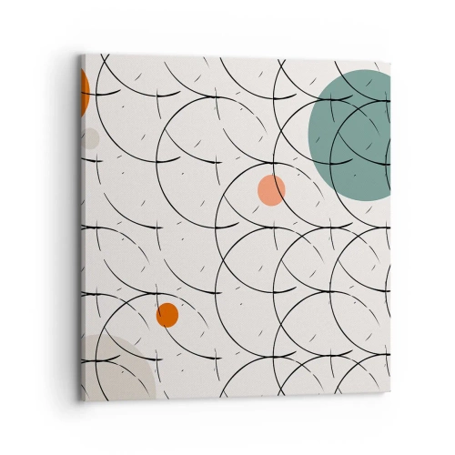 Obraz na płótnie - W pop-artowym duchu - 70x70 cm